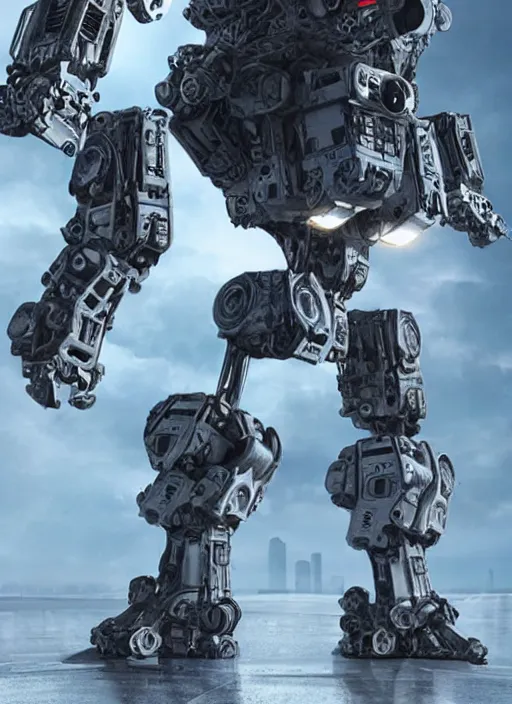 Prompt: photo of ed 2 0 9 in a new scifi movie