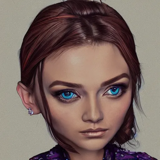 Image similar to chibi woman on walter white's head, digital art, photorealistic, fine details, intricate, highly detailed, trending on artstation, ultra detailed, colorful