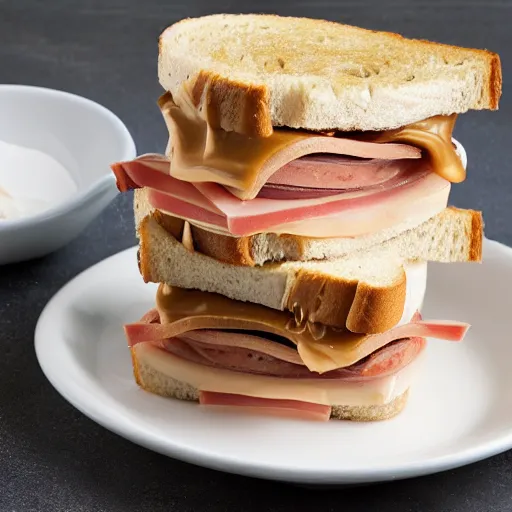 peanut butter and baloney sandwich, Stable Diffusion OpenArt