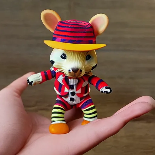 Prompt: freddy krueger calico critters