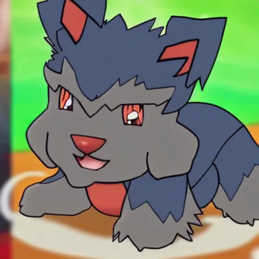 Image similar to pokemon that looks like a schnauzer in pokemon style