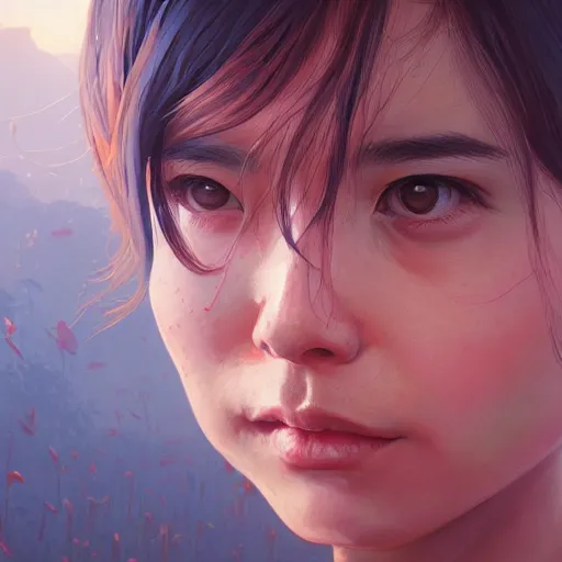 Image similar to highly detailed portrait, lauren chen, in gta v, stephen bliss, unreal engine, fantasy art by greg rutkowski, loish, rhads, ferdinand knab, makoto shinkai and lois van baarle, ilya kuvshinov, rossdraws, tom bagshaw, global illumination, radiant light, detailed and intricate environment