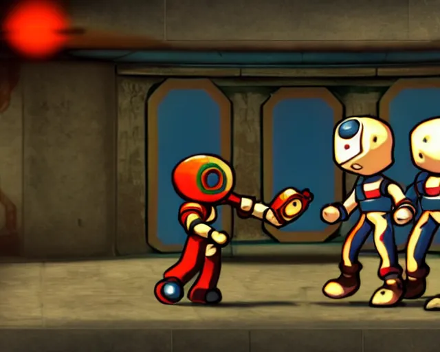 Prompt: bomberman in bioshock