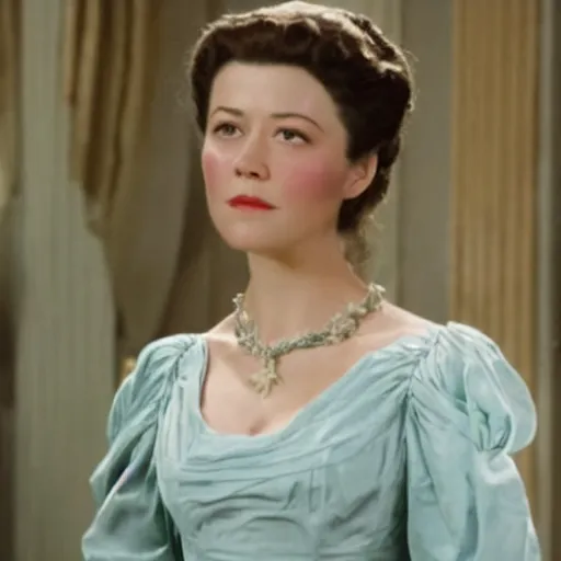 Prompt: film still of mary elizabeth winstead in gone with the wind 2 ( 2 0 3 4 )