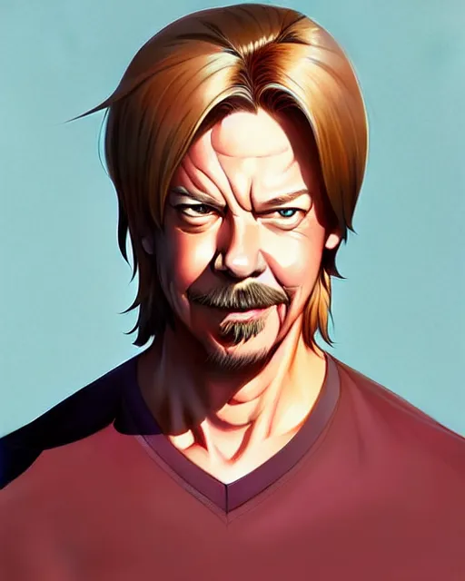 Prompt: buff david spade, portrait shinkai makoto studio ghibli studio key hideaki anno sakimichan stanley artgerm lau rossdraws james jean marc simonetti elegant highly detailed digital painting artstation pixiv