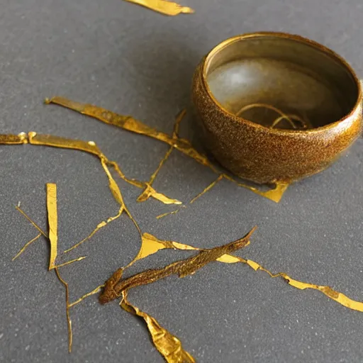 Image similar to kintsugi kintsukuroi