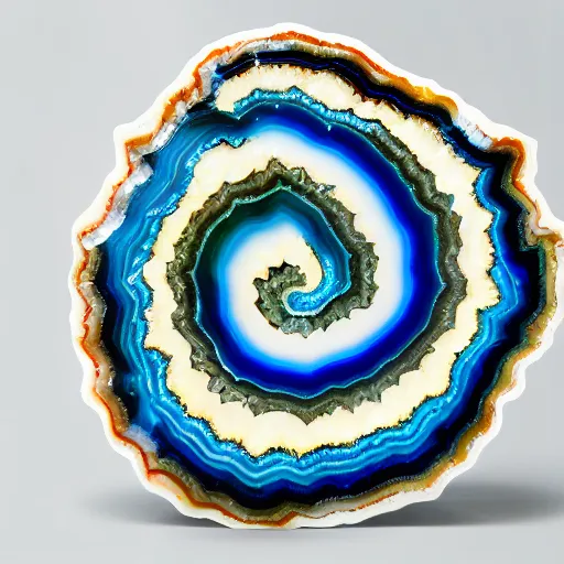 Image similar to waves made of agate