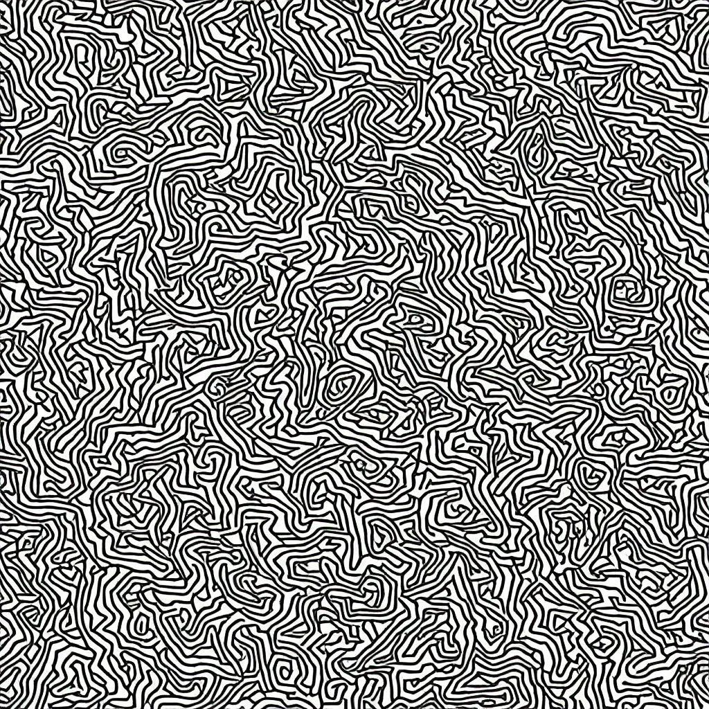 Image similar to MS paint scribbles, creative patterns