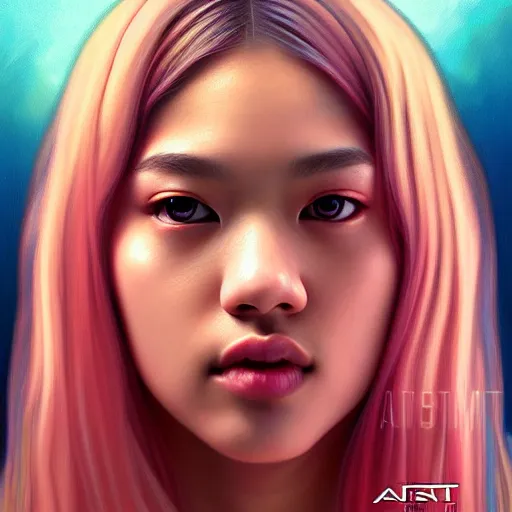 Image similar to portrait of jossi of blackpink, highly detailed, digital painting, smooth, sharp focus, illustration, ultra realistic, 8 k, art by artgerm and alphonse mucha