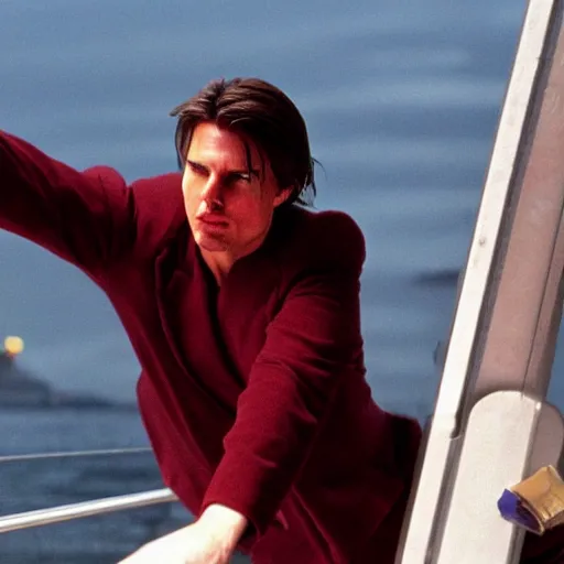 Image similar to Tom Cruise on a Carnival Cruise ship in Eyes Wide Shut (1999)