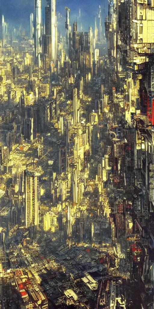 Prompt: Cyberpunk Moscow city , hyperrealism, no blur, 4k resolution, ultra detailed, style of John Berkey, Norman Rockwell, Hans Thoma, Ivan Shishkin, Vereschagin, Thomas Kinkad