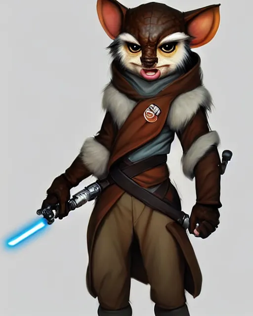 Prompt: character concept art of a cute young male anthropomorphic starwars furry | | cute - fine - face, pretty face, key visual, realistic shaded perfect face, fine details by stanley artgerm lau, wlop, rossdraws, james jean, andrei riabovitchev, marc simonetti, and sakimichan, trending on artstation