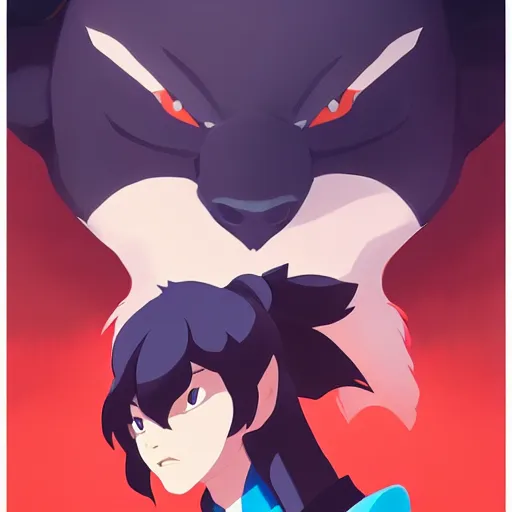 Image similar to face icon stylized minimalist inuyasha, loftis, cory behance hd by jesper ejsing, by rhads, makoto shinkai and lois van baarle, ilya kuvshinov, rossdraws global illumination