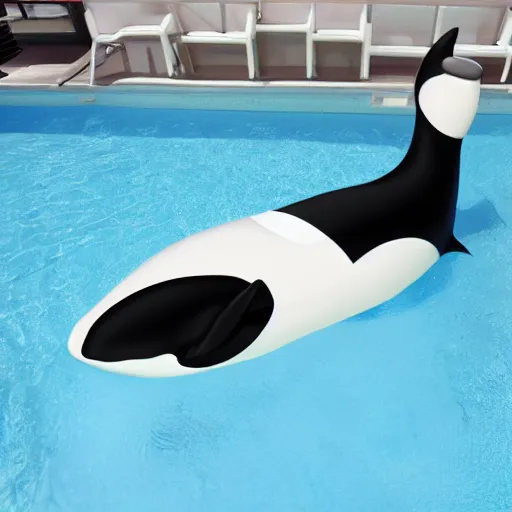 Image similar to orca pooltoy