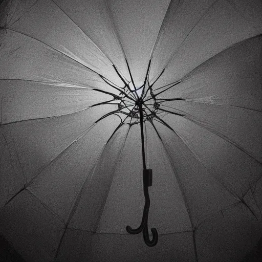 Image similar to an umbrella, award winning black and white photography