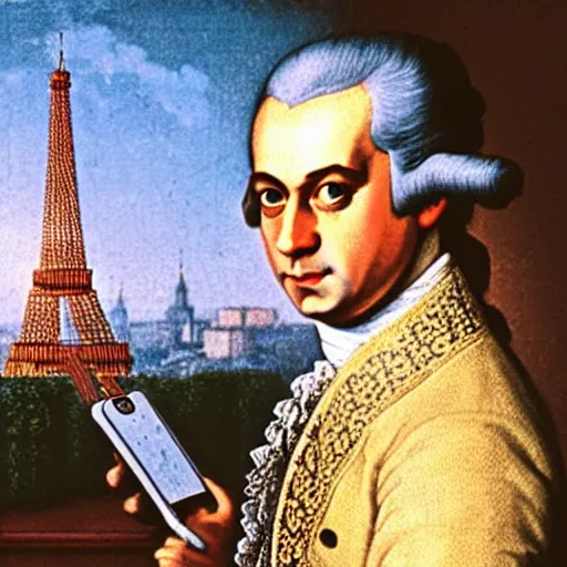 Wolfgang Amadeus Mozart, Famous Composer, Taking A | Stable Diffusion ...