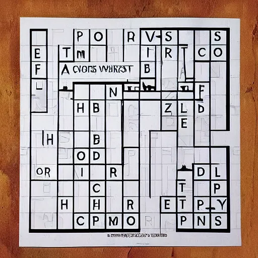 Prompt: a very exotic crossword