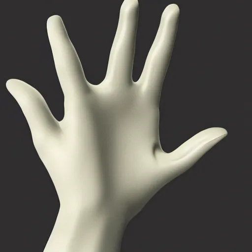 Image similar to high detail rendering of a hand, subsurface scattering, mental ray, path tracing, 8 k, hdr