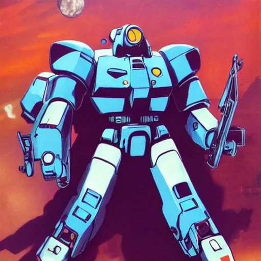 Image similar to gouf mobile suit armed with scifi weapons by moriki yasuhiro, karel thole, carole feuerman, bandai box art. realistic, trending on artstation