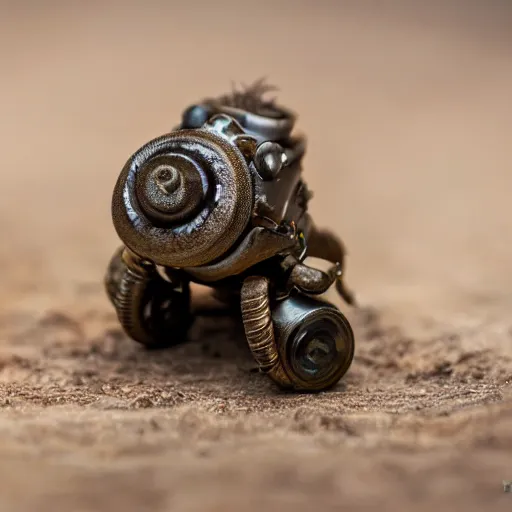 Prompt: a mini cowboy riding a tardigrade, macro lens photography