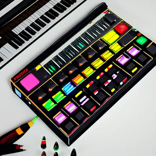 Image similar to Roland-808 sticker, art station