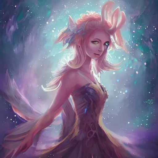 Prompt: a magical creature by Ross Tran