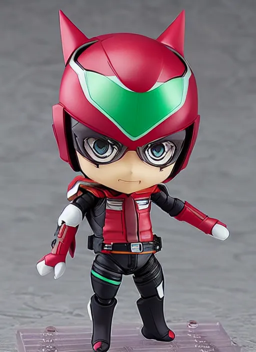 Image similar to kamen rider, an anime nendoroid of kamen rider, figurine, detailed product photo