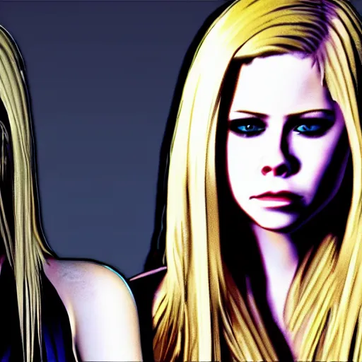 Prompt: Avril Lavigne in GTA 5