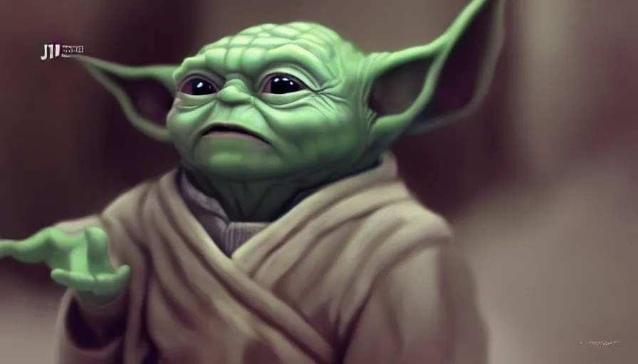 Image similar to joe biden is baby yoda, hyperdetailed, artstation, cgsociety, 8 k