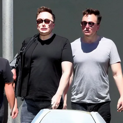 Prompt: elon musk depressed with a cheeseburger in his hand,detailed,photo