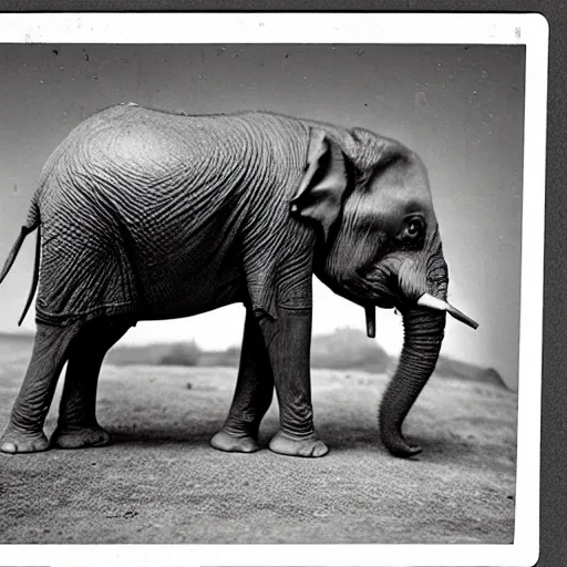 Image similar to an extremely detailed photo by john l. gaunt of a small boy standing next to an elephant with an extremely long trunk