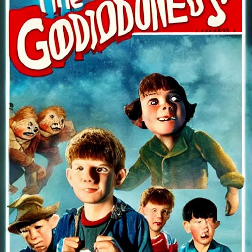Image similar to the goonies, 1950s style