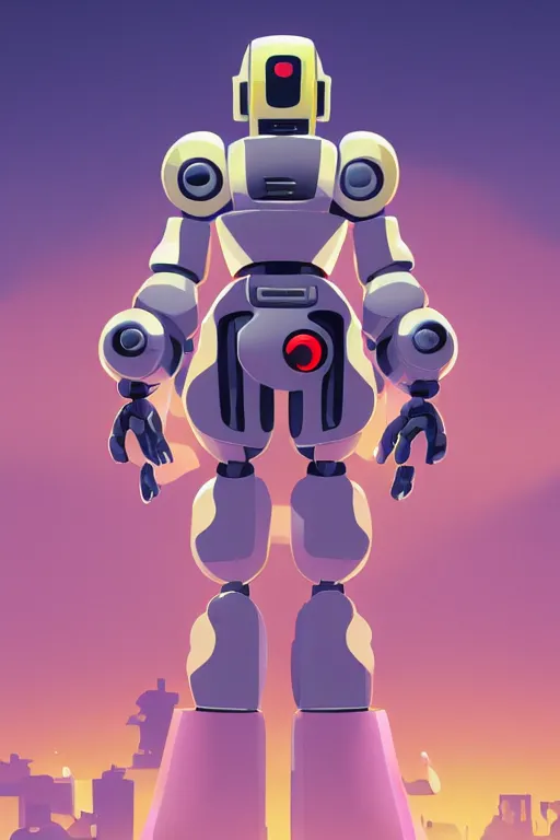 Image similar to metabots medabots medarotto medarot robot minimalist comics helmet mask neon cybereye, behance hd by jesper ejsing, by rhads, makoto shinkai and lois van baarle, ilya kuvshinov, rossdraws global illumination ray tracing hdr radiating a glowing aura