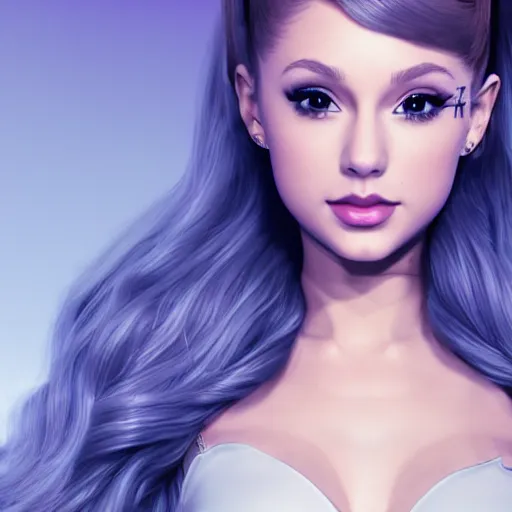 Image similar to Ariana Grande cosplaying as Taylor Swift, 8k octane render, by Artgerm, deviantart