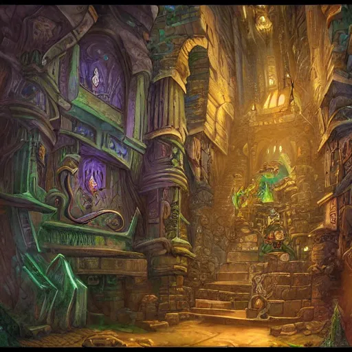 Image similar to the undercity, intricate, detailed, colored, world of warcraft concept art, award winning drawing, by greg ludkowski