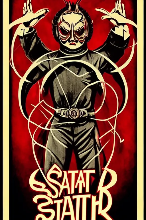 Image similar to satan prayer movie poster, aesthetic, bioshock art, pop art style, by mike swiderek, jorge lacera, ben lo, tyler west,, ultrarealistic, sharp focus, intricate, ultra high definition, ultra resolution details, fine details face, very details shape, very details body, very details anatomy, no duplicate, proportional, shadow effect, background white