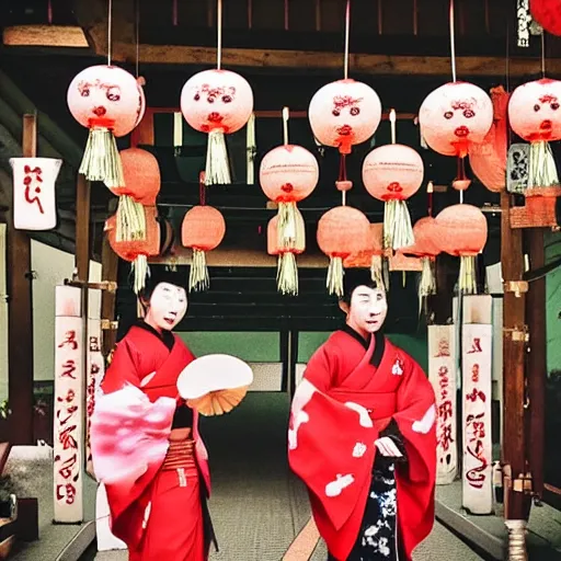 Image similar to photo of a Japanese matsuri, cinematic, beautiful, fun, instagram, amazing,