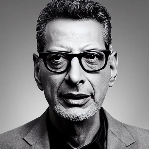 Prompt: Jeff Goldblum as a kaiju