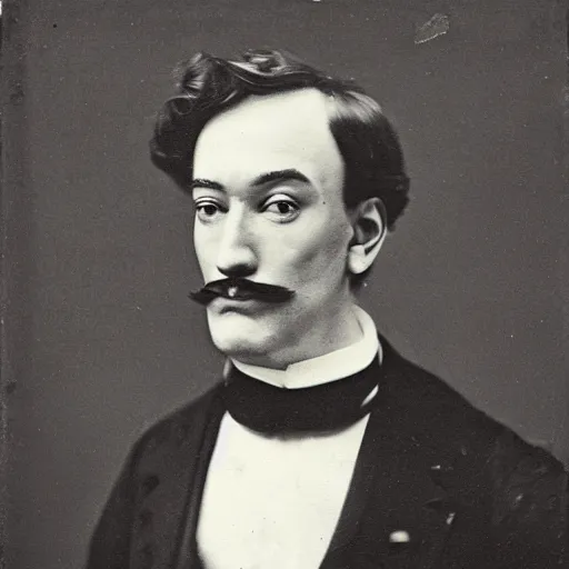 Image similar to man with squid face, formal portrait, bust portrait, victorian
