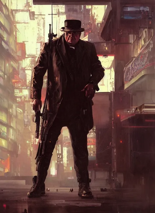 arthur morgan as a blackops assassin. cyberpunk 2077, Stable Diffusion