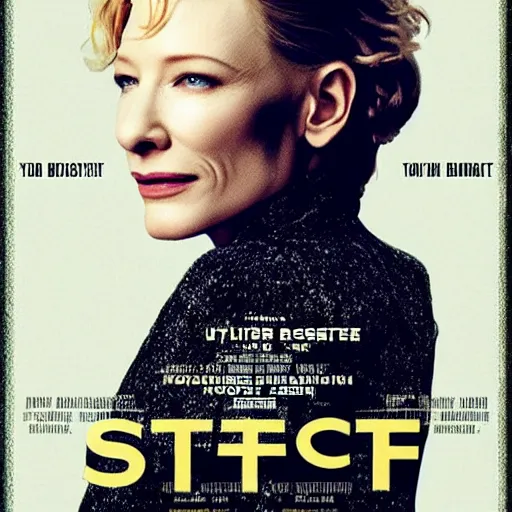 Image similar to cate blanchett , scifi, movie poster,