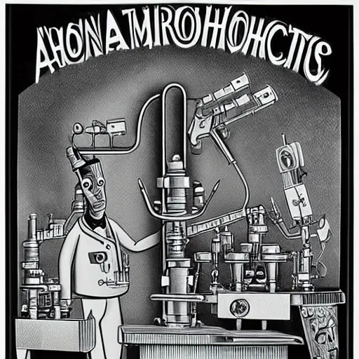 Prompt: an anthropomorphic factory machine by boris artzybasheff