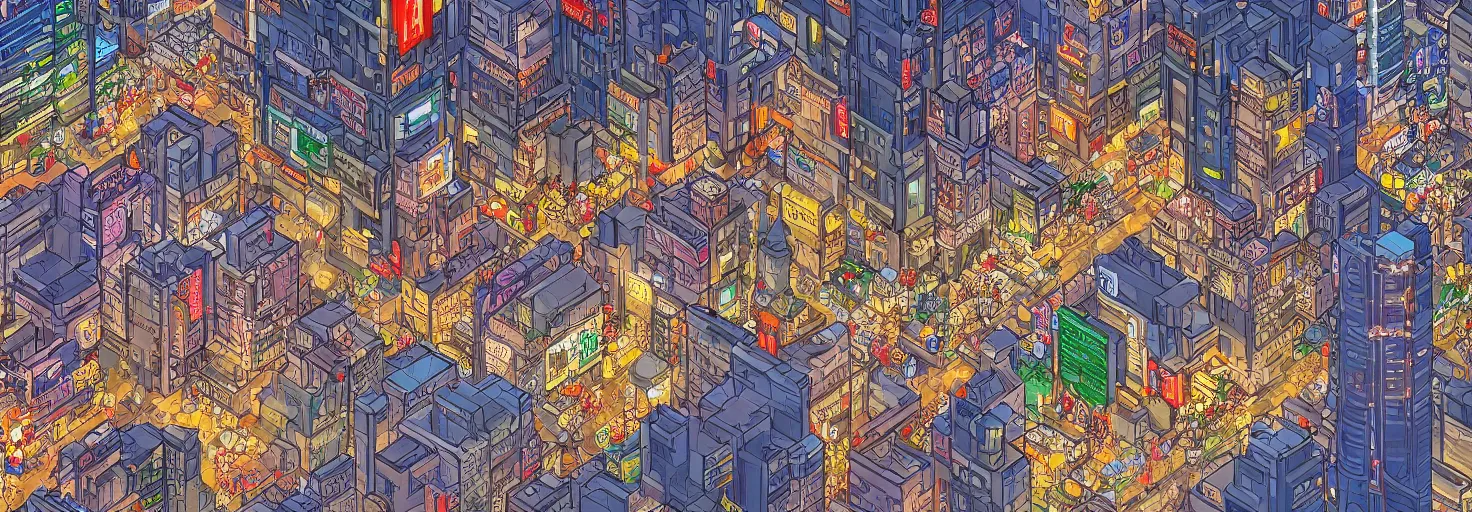 Prompt: background view of a pixelart of tokyo, very detailed citycape at night, realistic, imaginfx, artstation, pintrerest, ukiuo-e and studio ghilbi style, /r/pixelart,