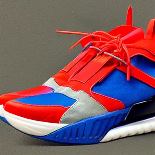 Prompt: futuristic sneakers based of optimus prime