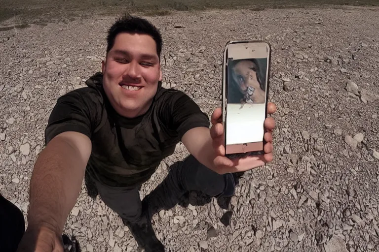 Image similar to the last selfie taken on earth