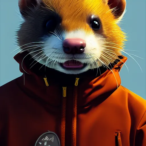 Image similar to a anthropomorphic ferret is walter white, hyperdetailed, artstation, cgsociety, 8 k