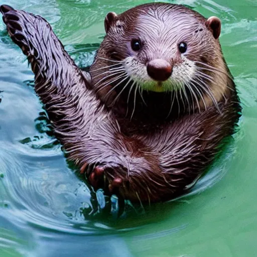 Image similar to cutest otter in the universe