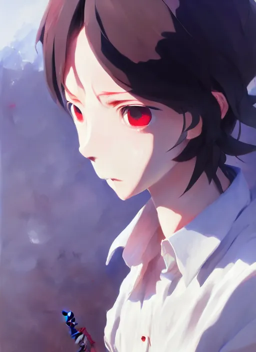 Prompt: underlate, finely detailed features, closeup at the faces, perfect art, in the airport yard, gapmoe yandere grimdark, trending on pixiv fanbox, painted by greg rutkowski makoto shinkai takashi takeuchi studio ghibli, akihiko yoshida,