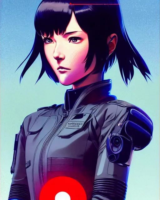 Prompt: girl wearing tactical suit, very anime, fine - face, audrey plaza, realistic shaded perfect face, fine details. anime. realistic shaded lighting poster by ilya kuvshinov katsuhiro otomo ghost - in - the - shell, magali villeneuve, artgerm, jeremy lipkin and michael garmash and rob rey