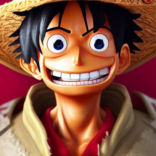 Image similar to luffy, highly detailed, pixar style, artstation, soft light, sharp focus, illustration, concept art